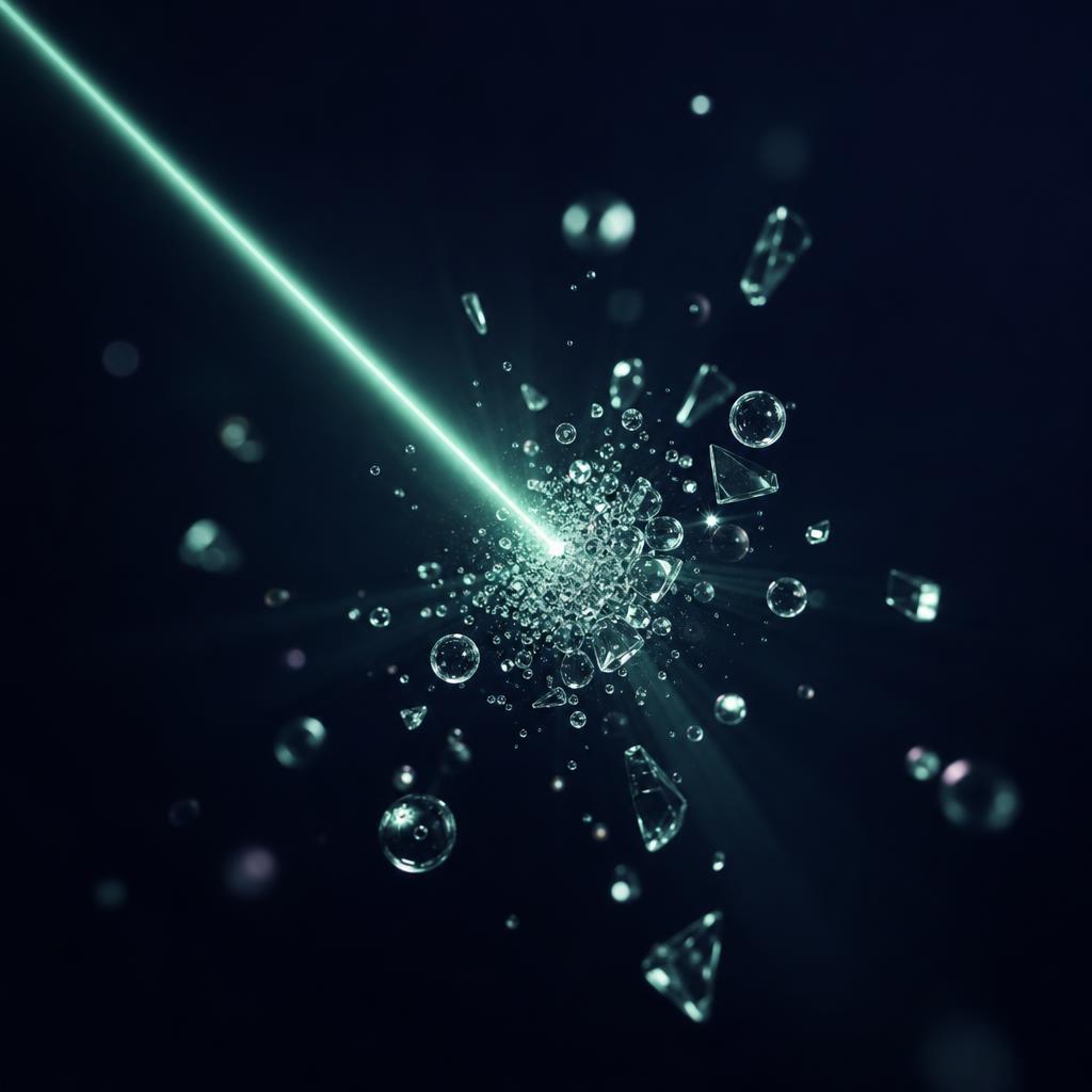 Visual astratto che rappresenta il valore Focus di Color Glass